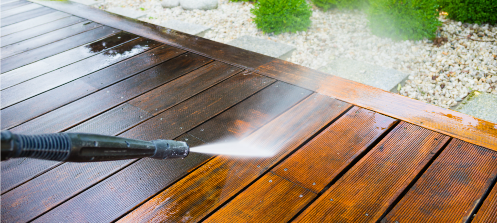 Pressure Washing Deck
