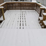 Deck Cleaning in winter, Cumming GA